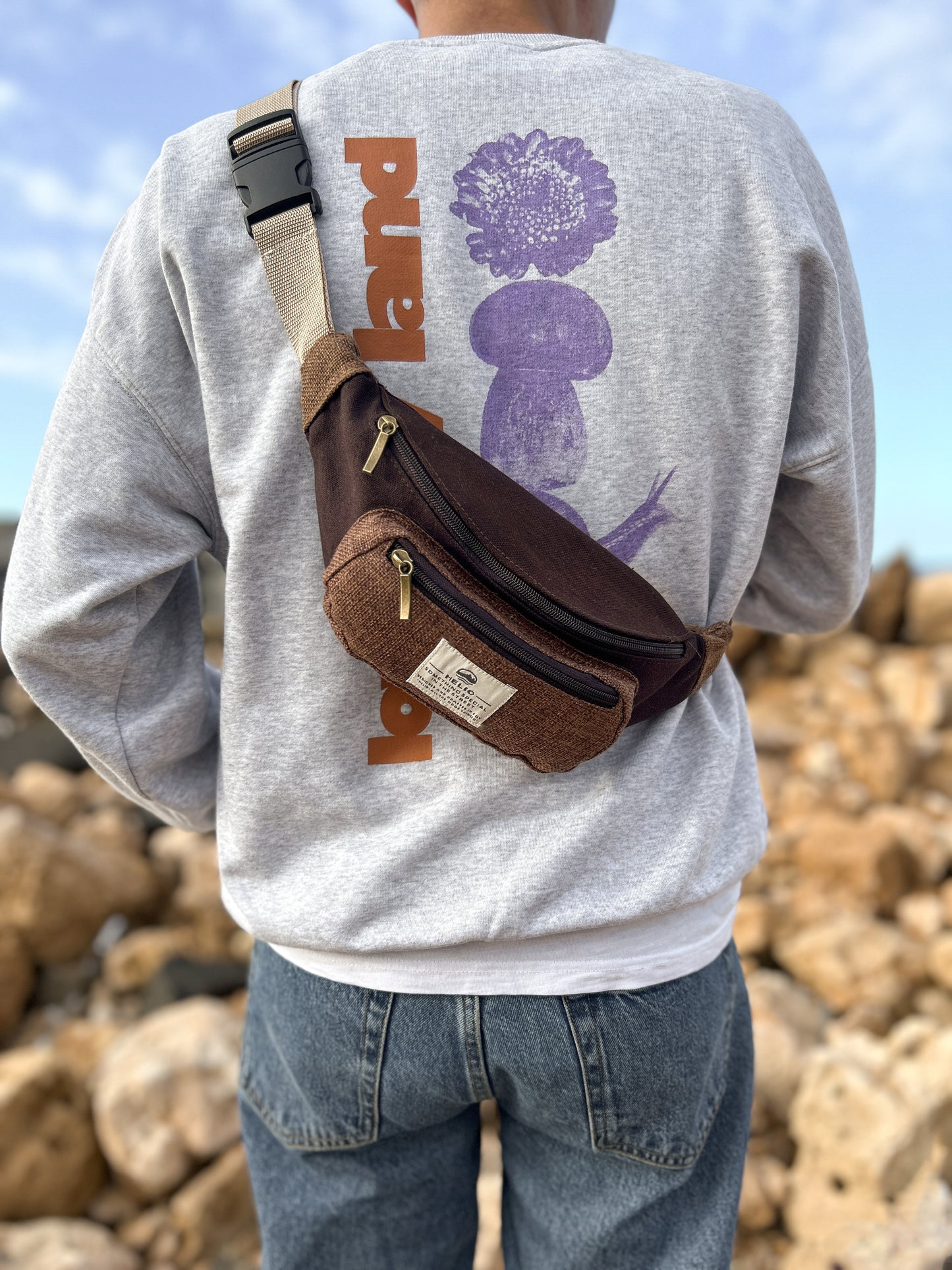 HIPPIE FANNY PACK BROWN