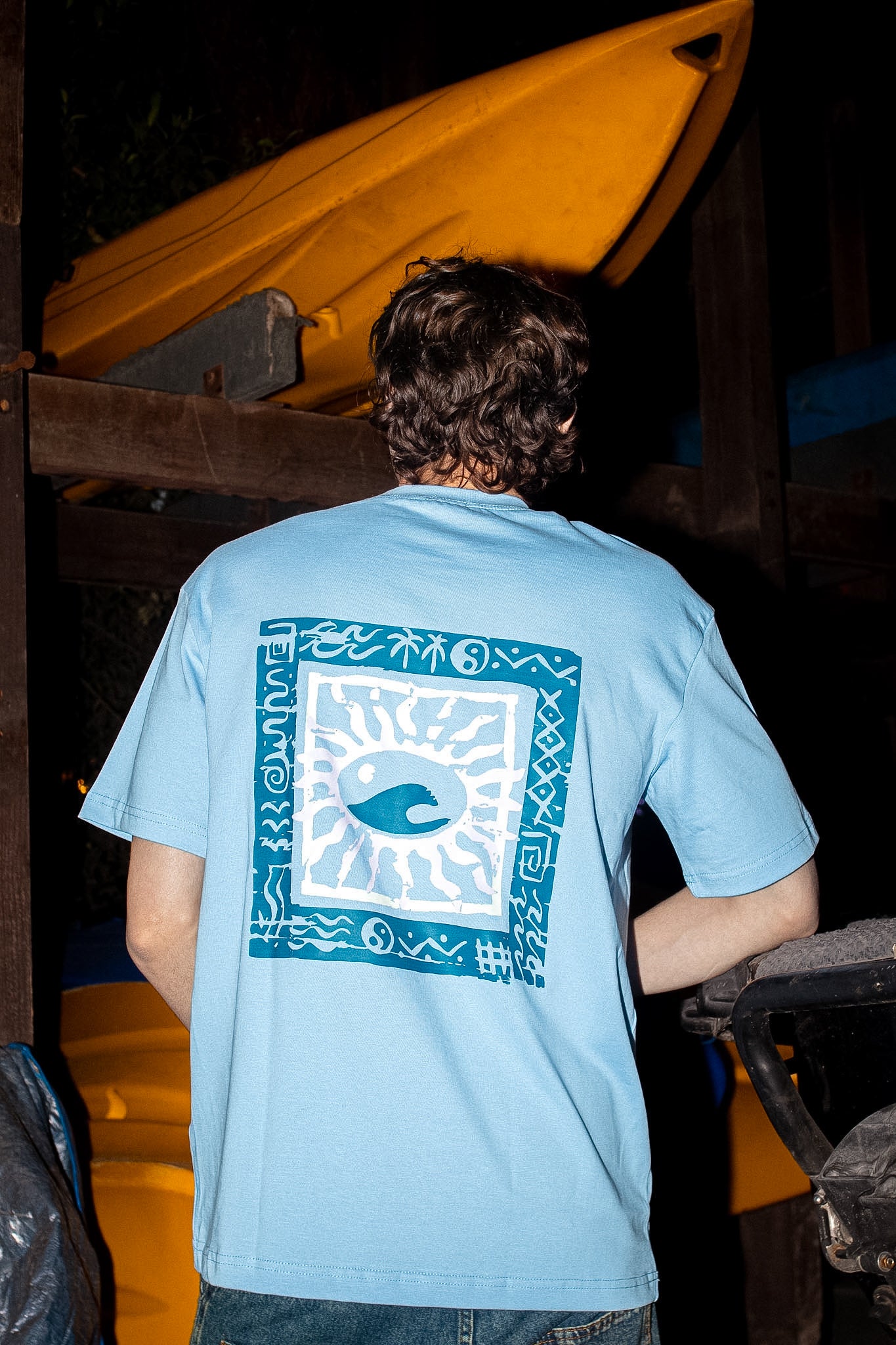 SKY WAVE BABY BLUE TEE