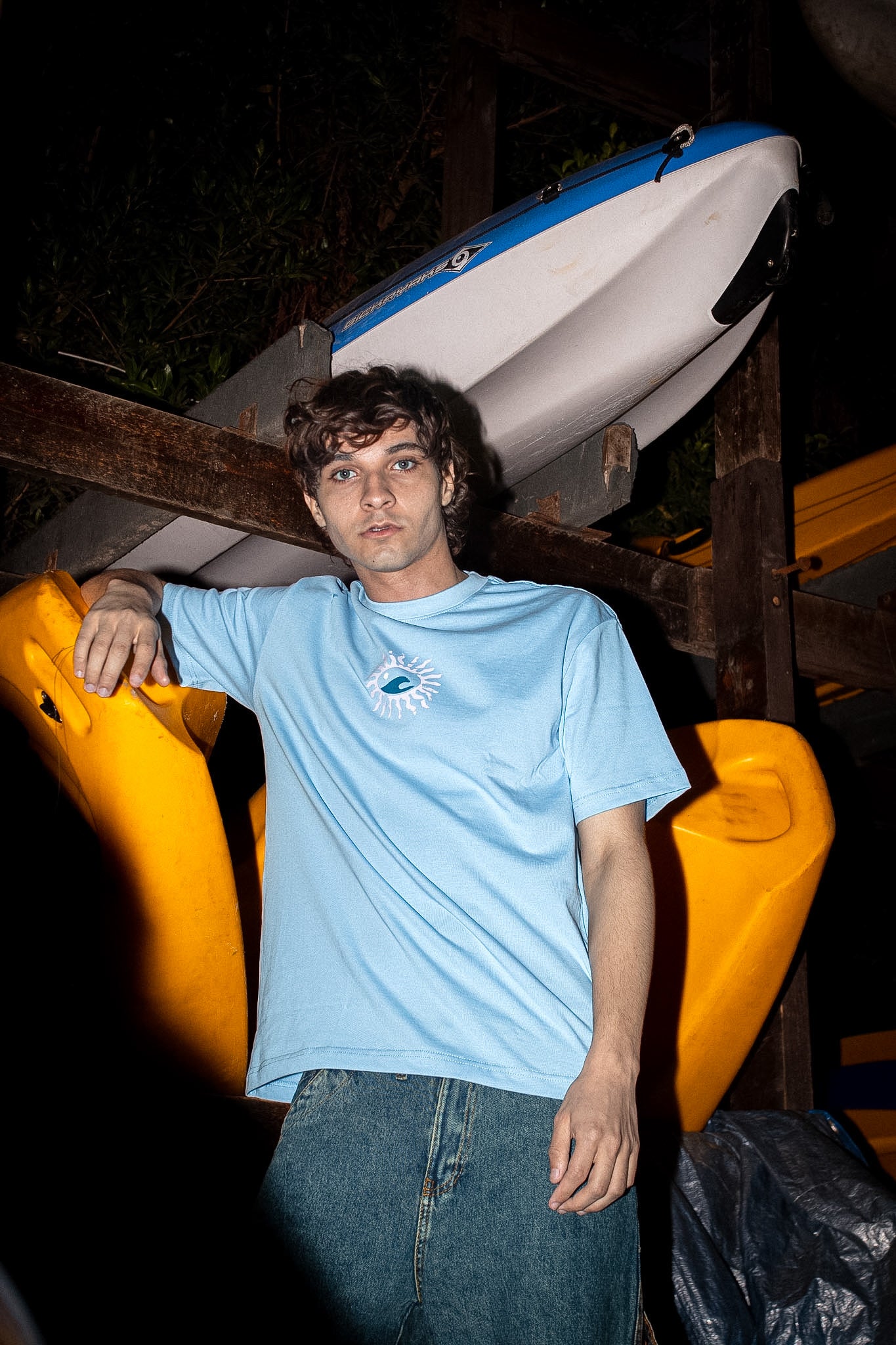 SKY WAVE BABY BLUE TEE