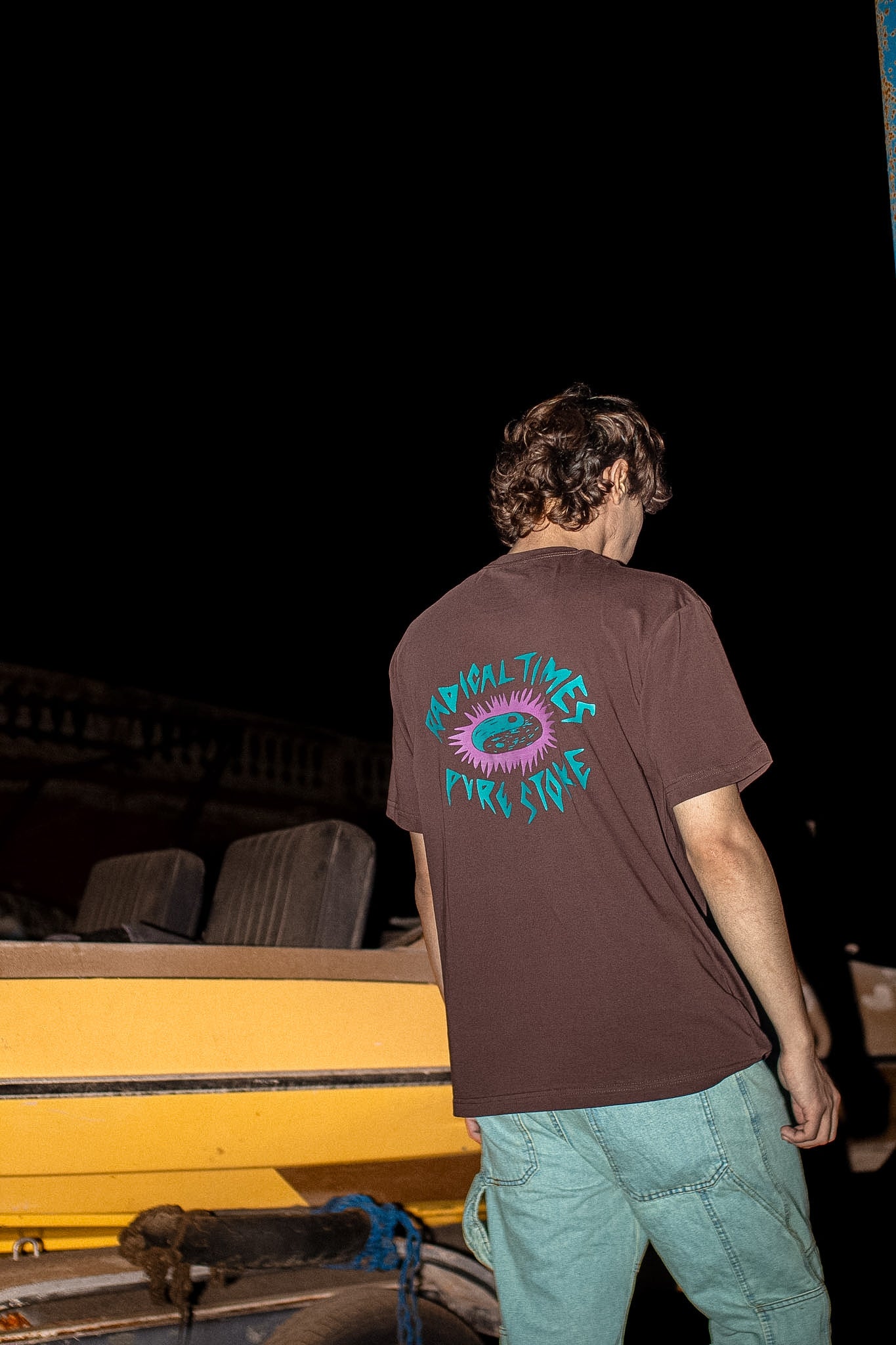 RADICAL TIMES BROWN TEE