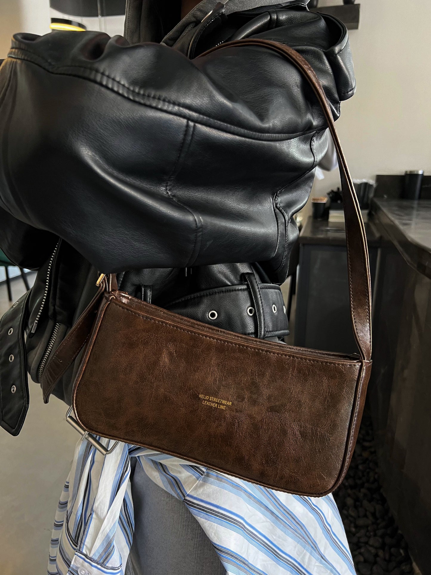 TOKEN BAG WOOD BROWN