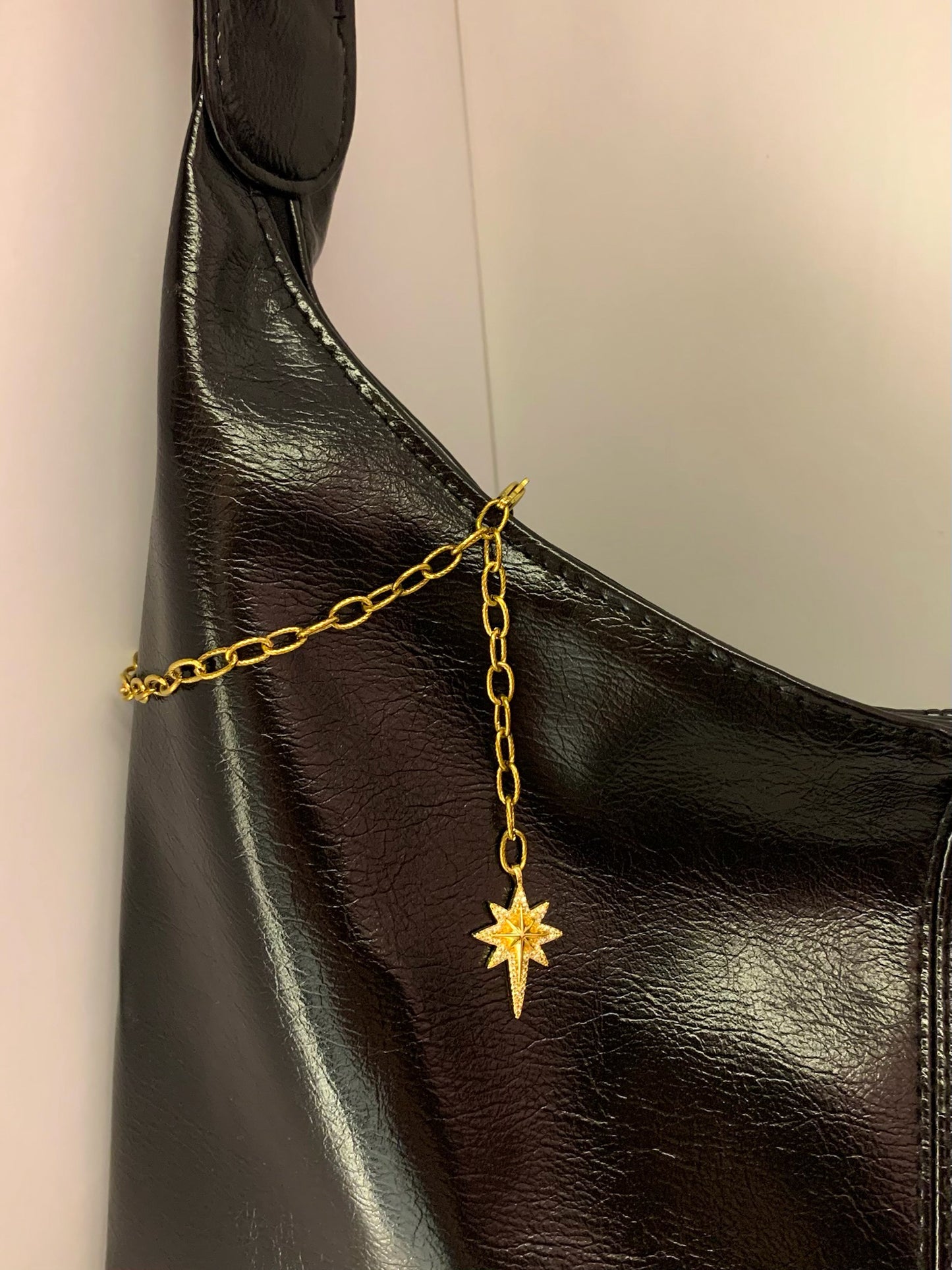 STAR LINK GOLD BAG-CHAIN