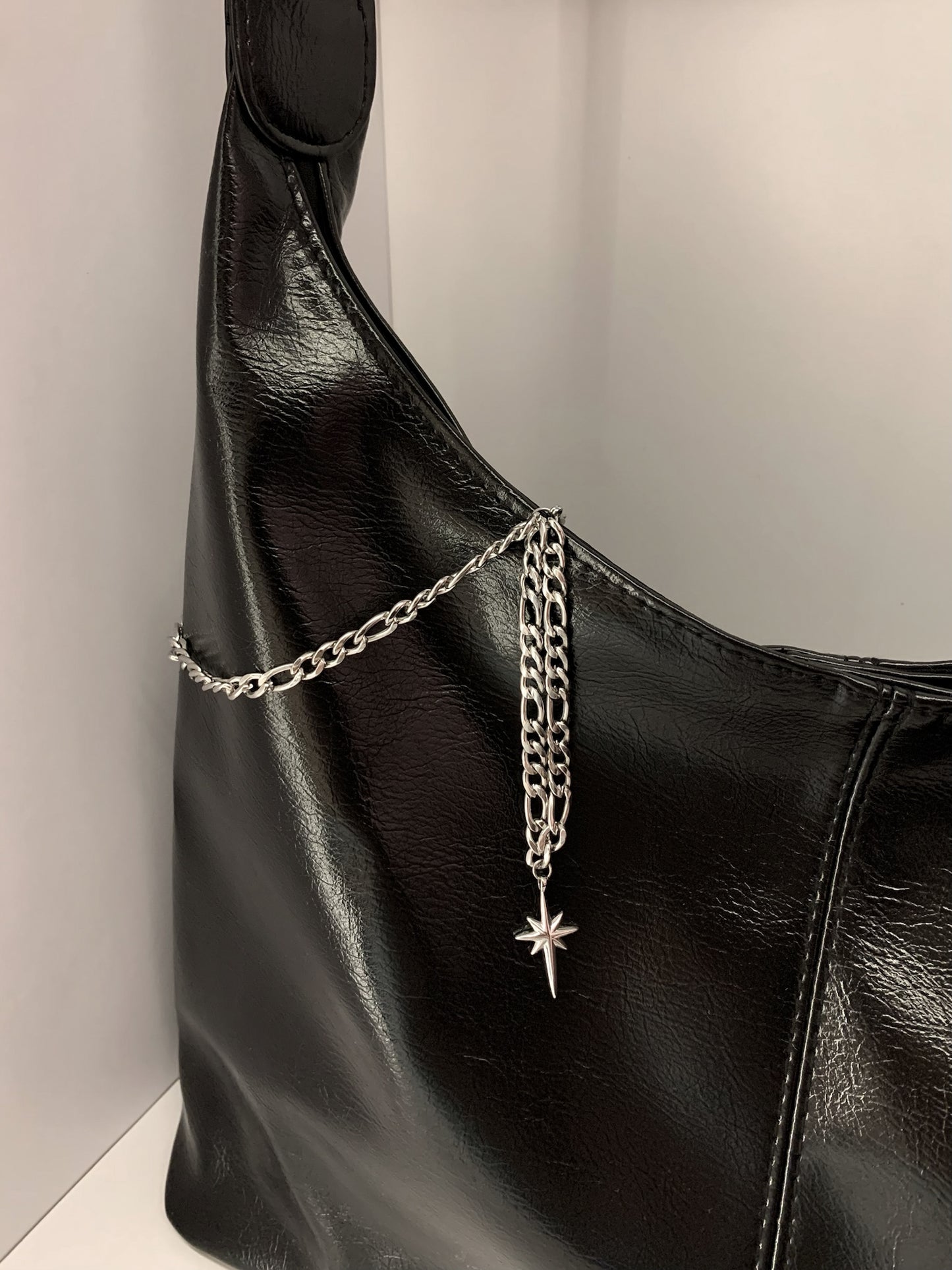 STAR LINK SILVER BAG-CHAIN
