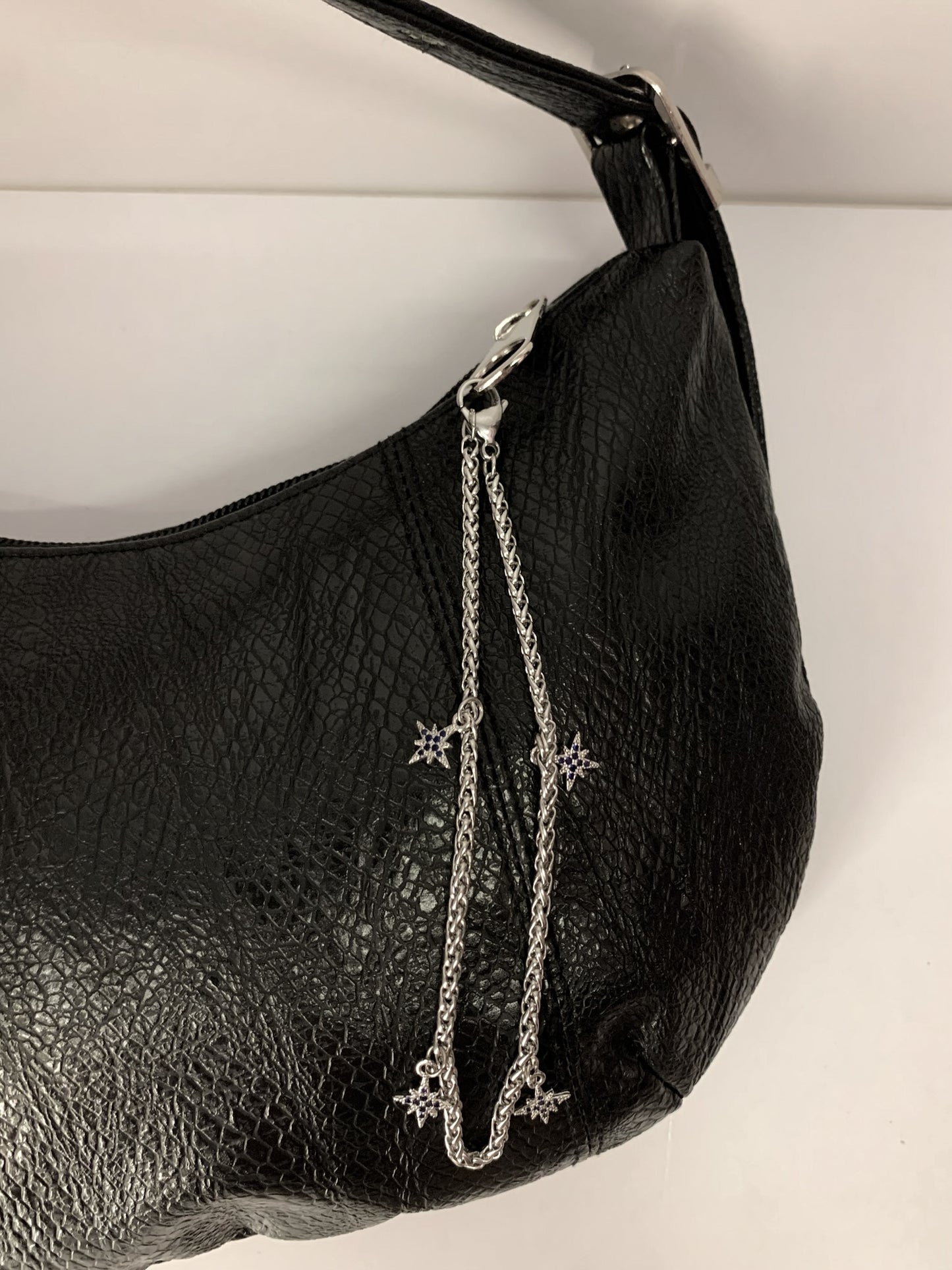 STARRY NIGHT SILVER BAG-CHAIN