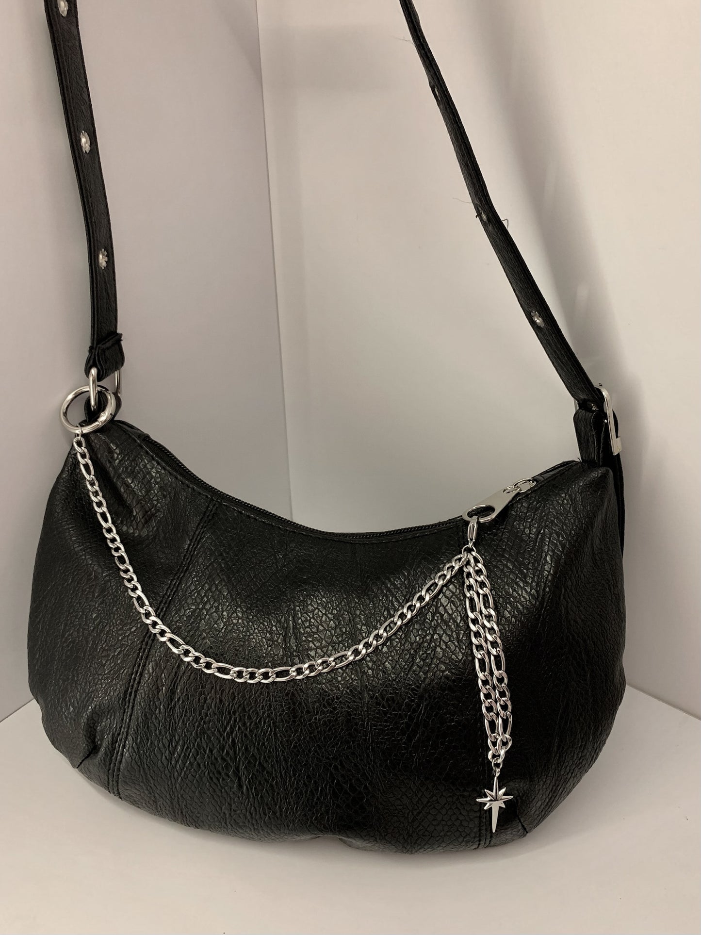 STAR LINK SILVER BAG-CHAIN
