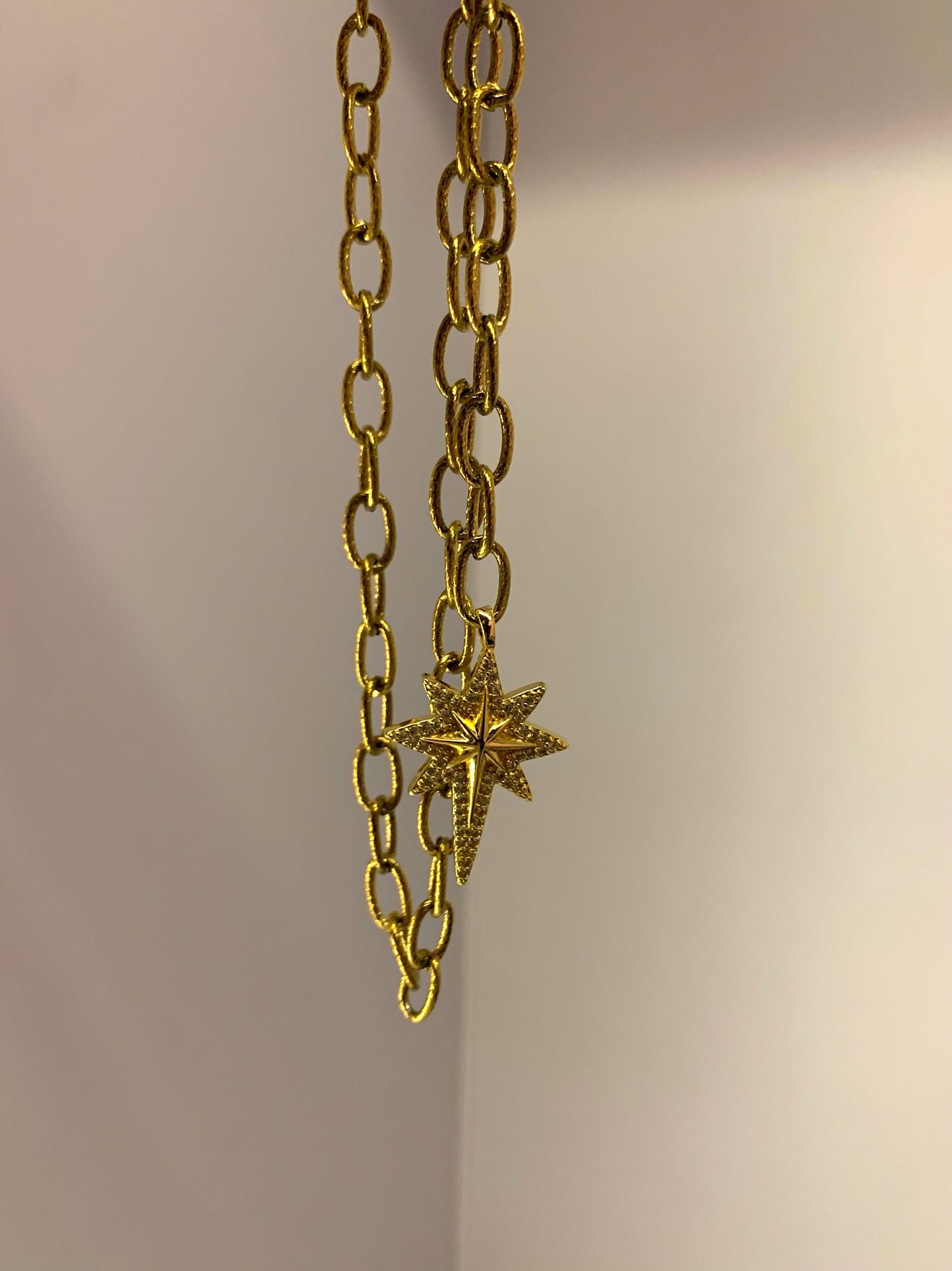 STAR LINK GOLD BAG-CHAIN