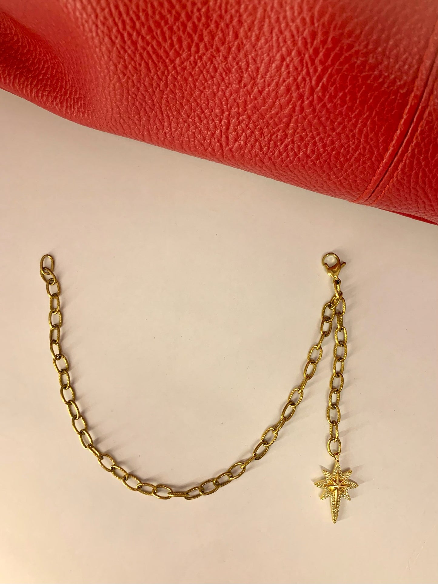 STAR LINK GOLD BAG-CHAIN