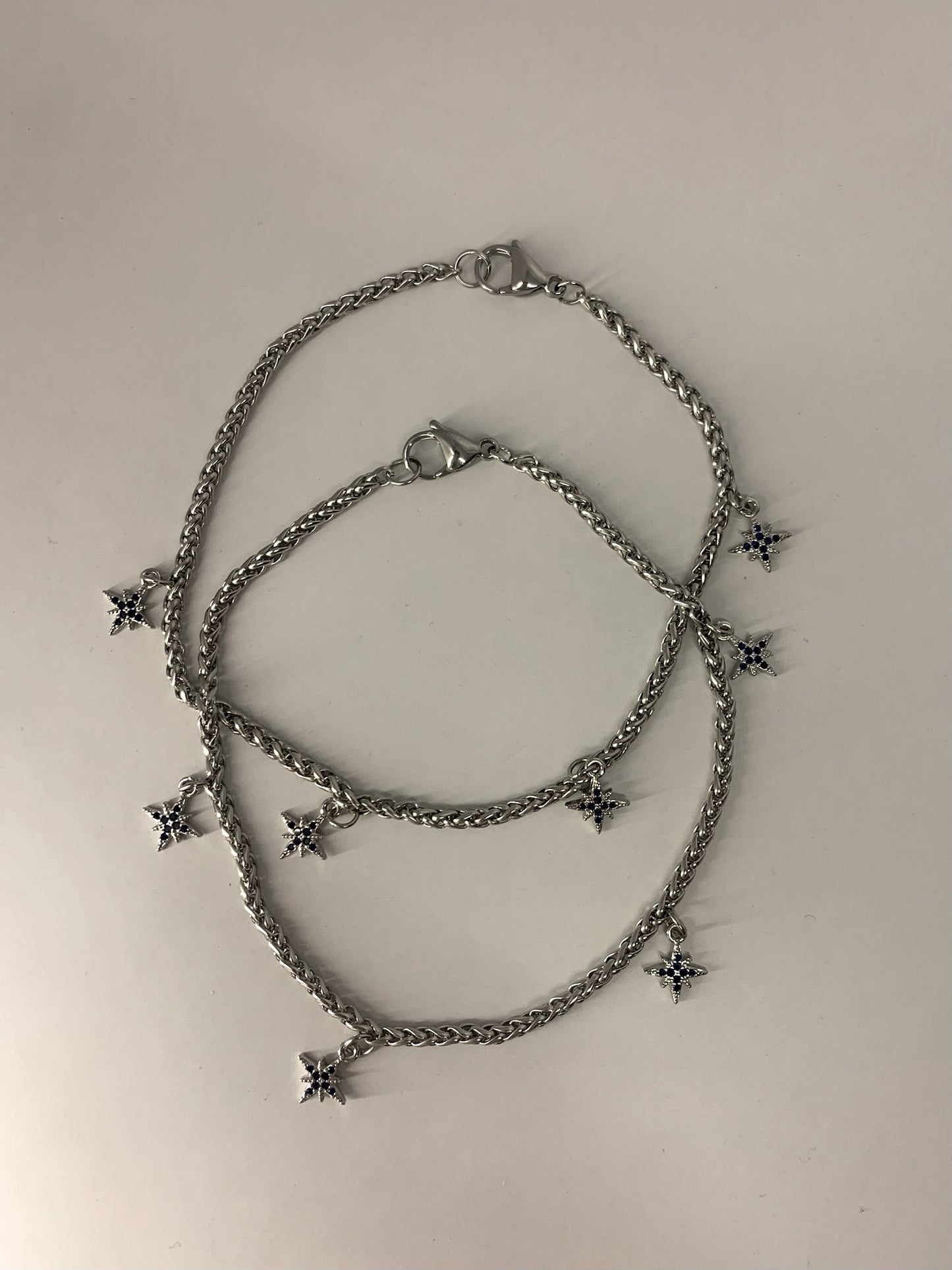 STARRY NIGHT SILVER BAG-CHAIN