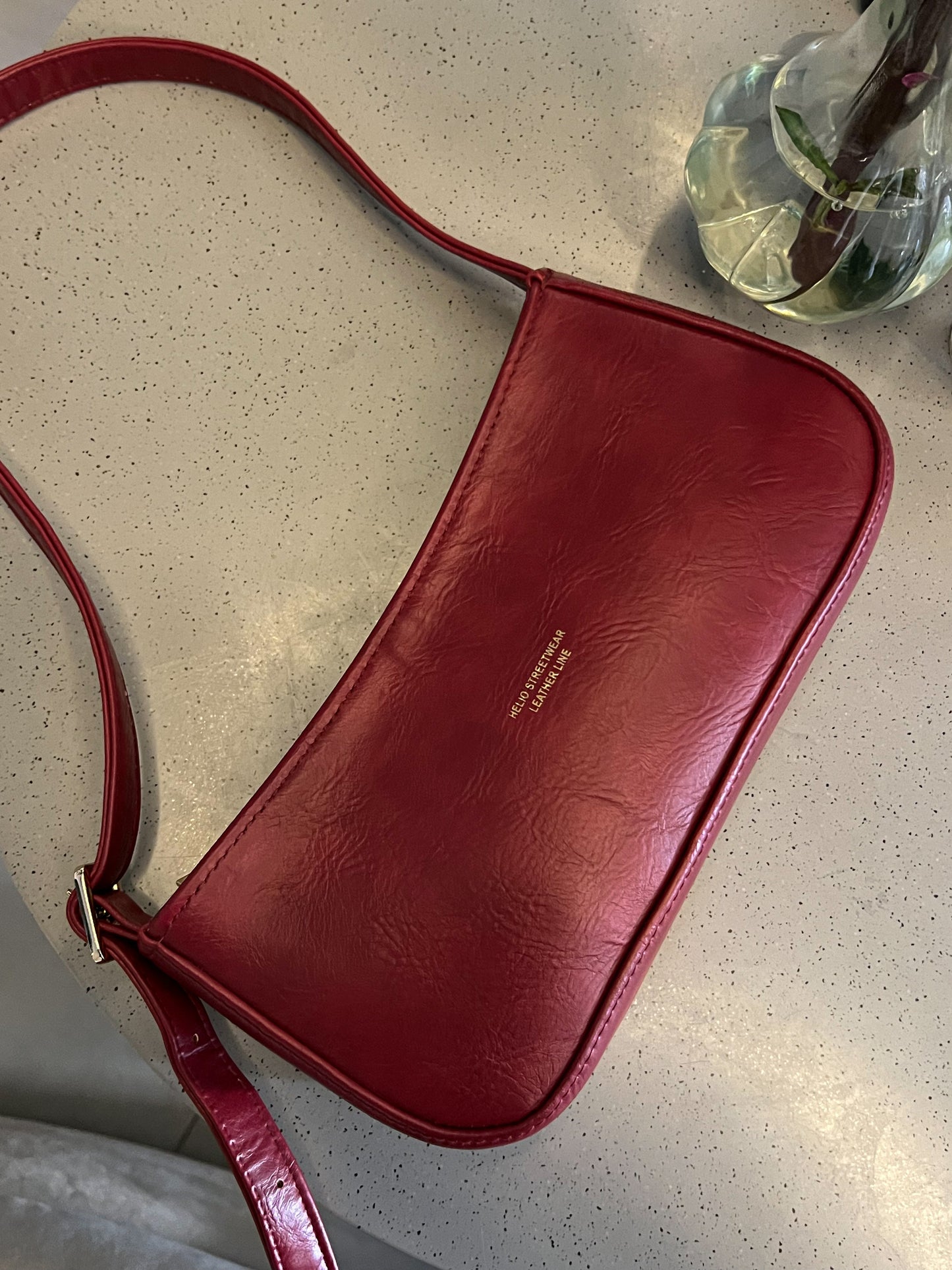 TOKEN BAG CHERRY RED