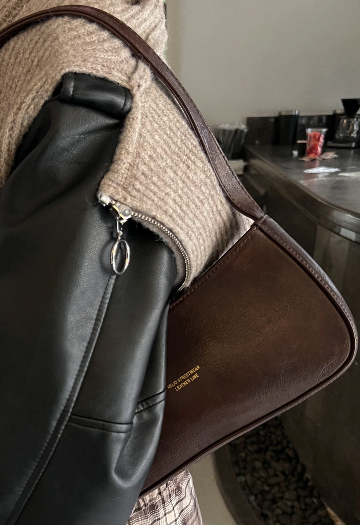 TOKEN BAG DARK CHOCOLATE