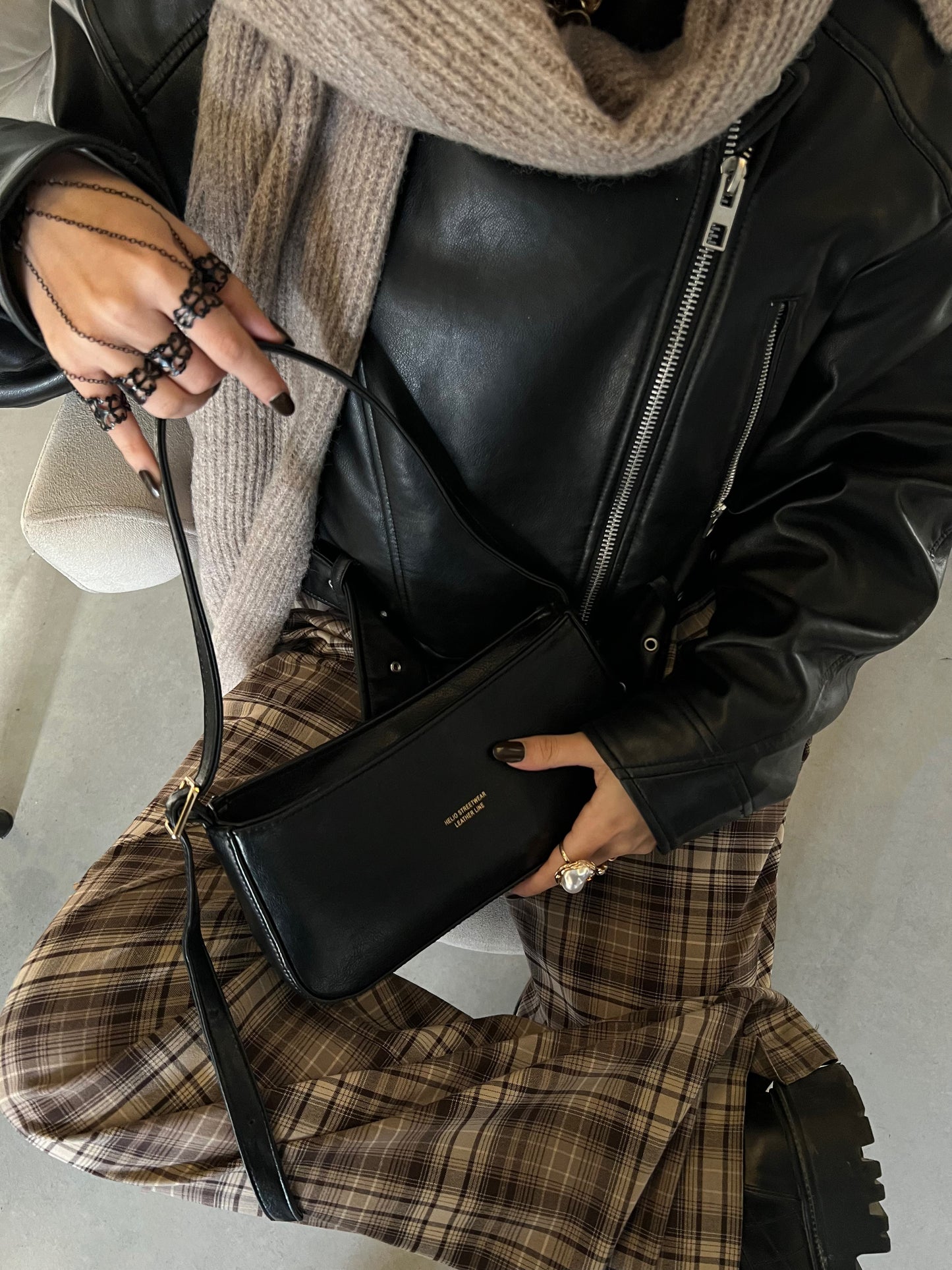 TOKEN BAG DIAMOND BLACK