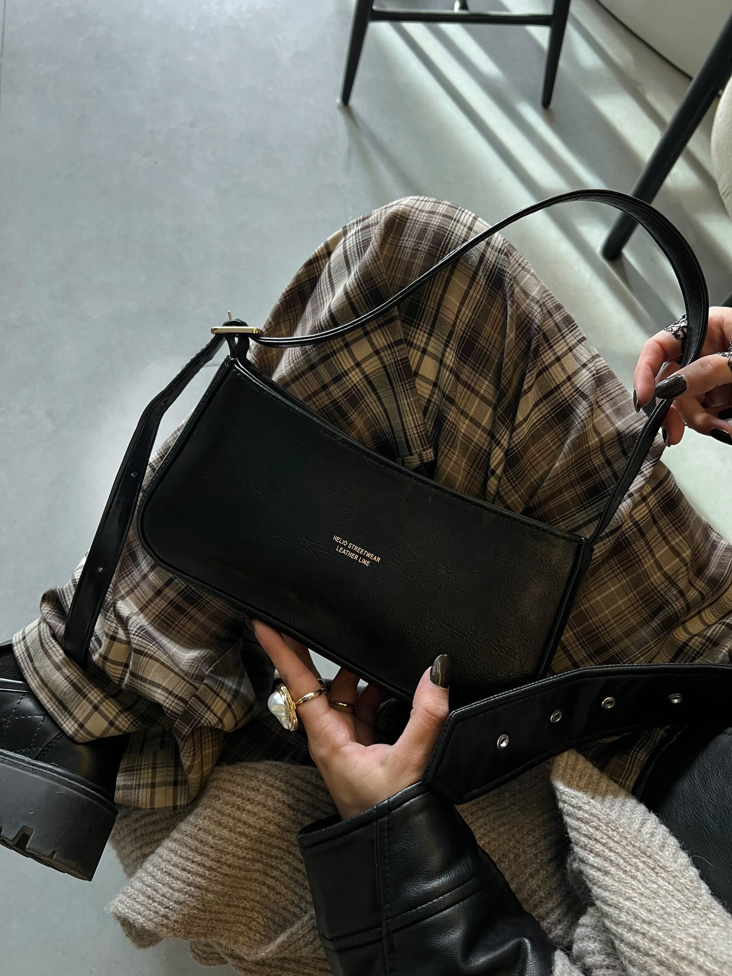 TOKEN BAG DIAMOND BLACK