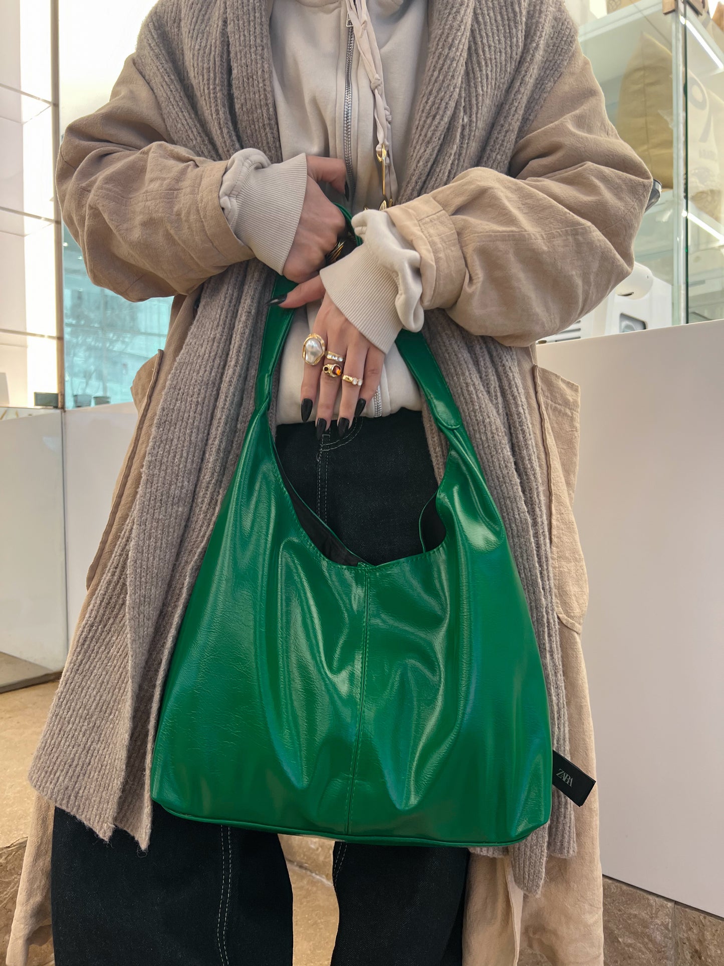 HOBO BAG EVERGREEN