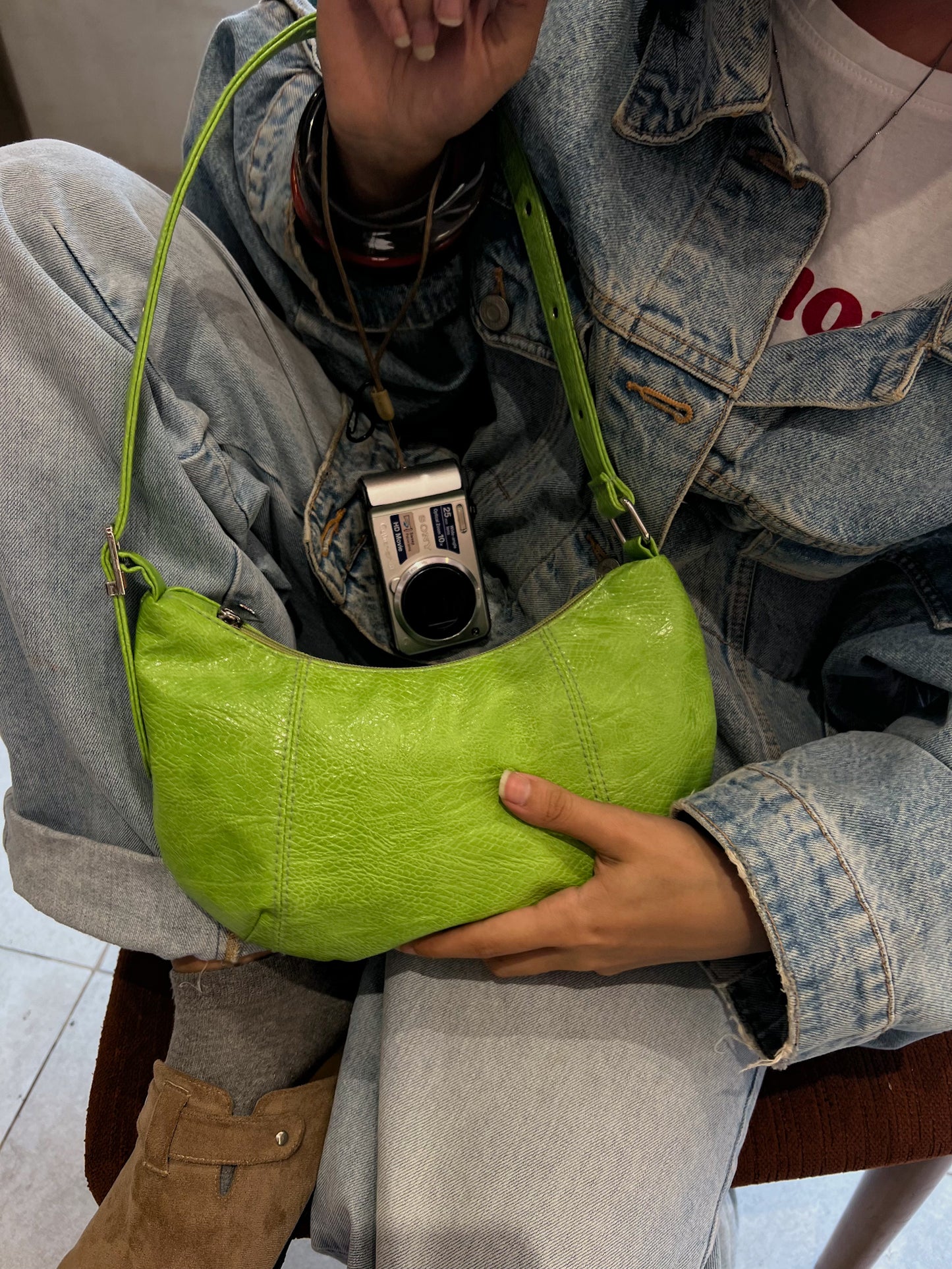 DRAGON BAG LIME GREEN