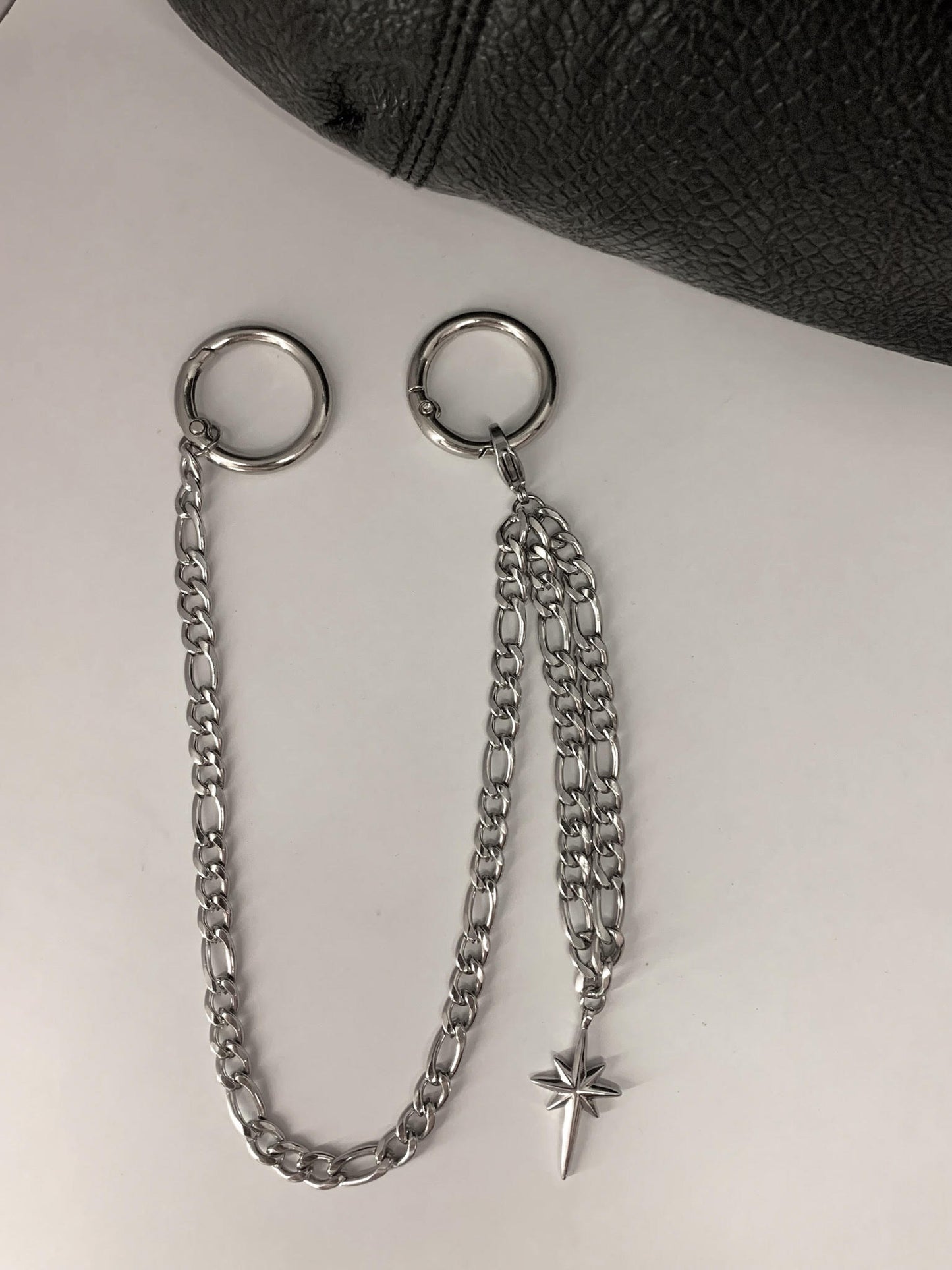 STAR LINK SILVER BAG-CHAIN