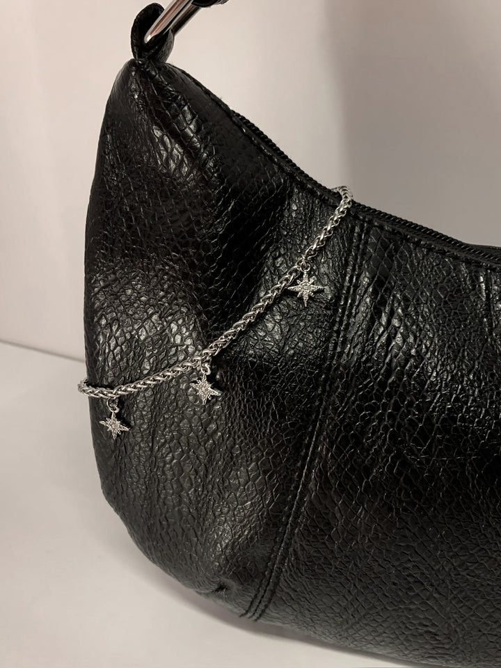 STARRY NIGHT SILVER BAG-CHAIN