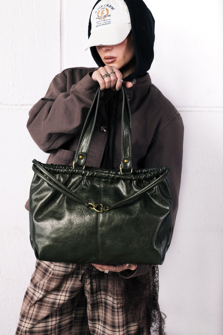 SCRUNCH BAG OLIVE