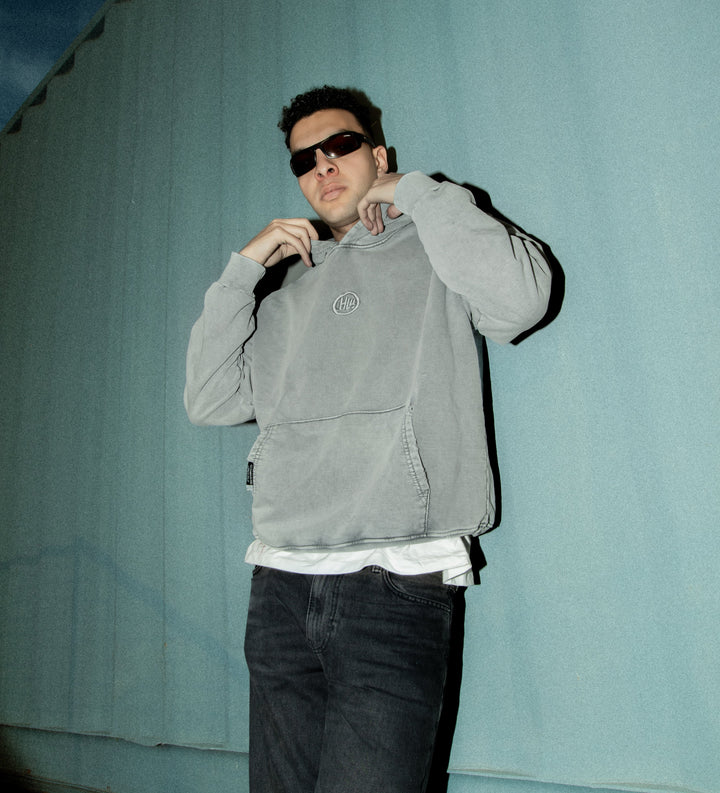 ACID HOODIE GREY