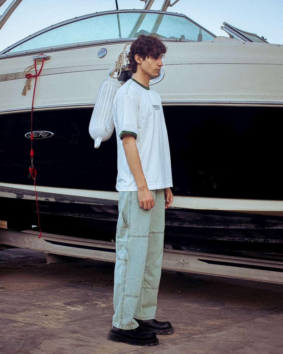 RINGER T-SHIRT WHITE
