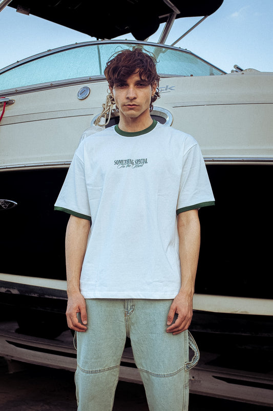 RINGER T-SHIRT WHITE