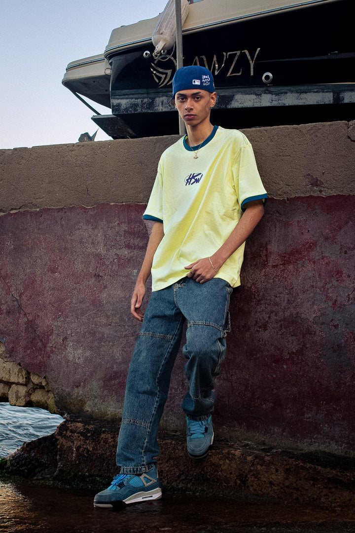 RINGER T-SHIRT YELLOW