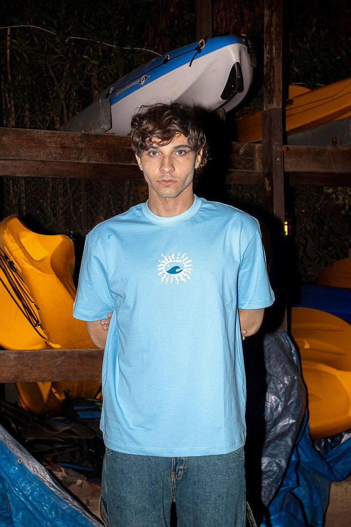 SKY WAVE BABY BLUE TEE