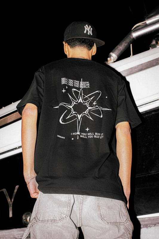 COSMIC VISION BLACK TEE