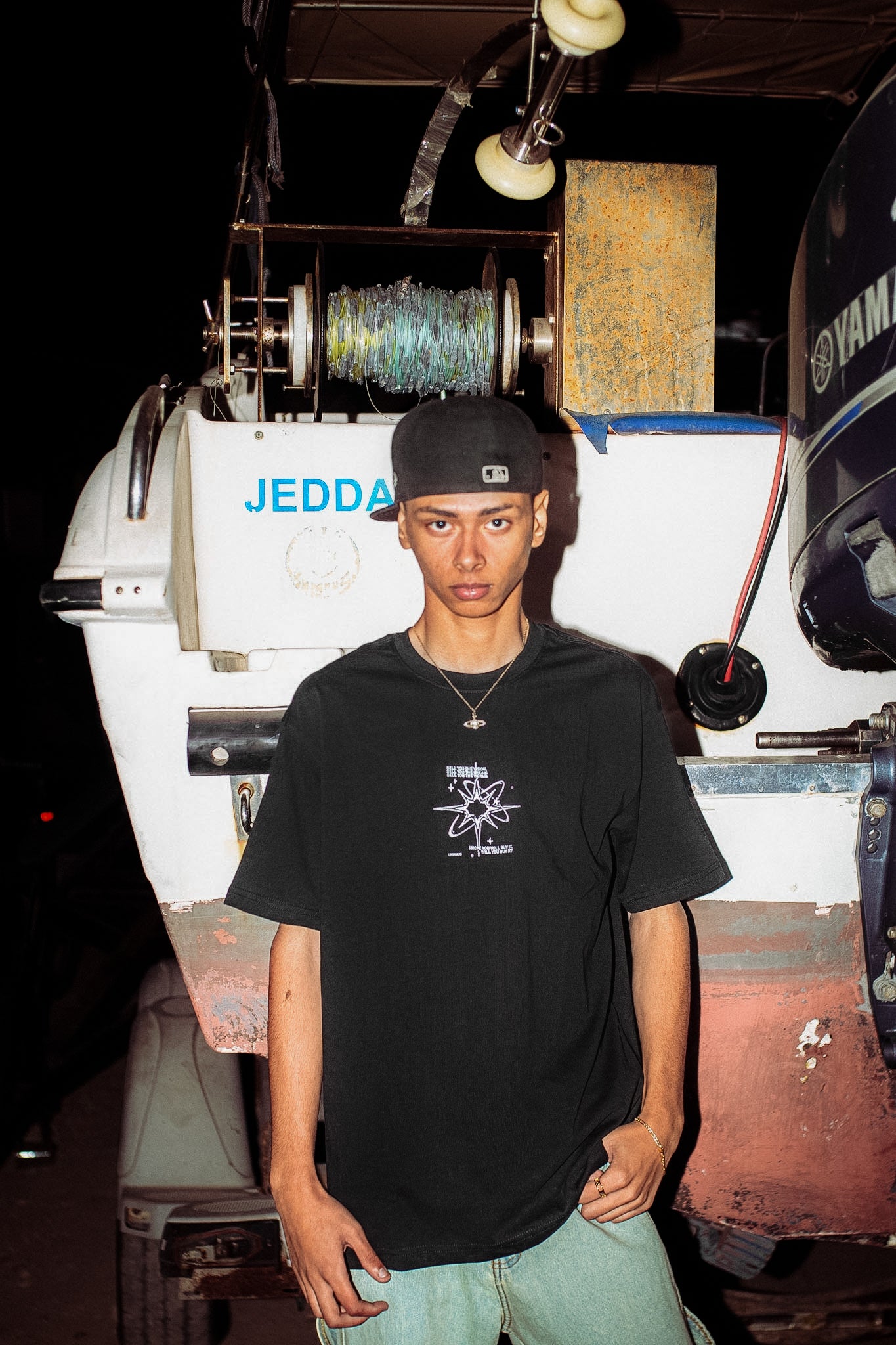 COSMIC VISION BLACK TEE