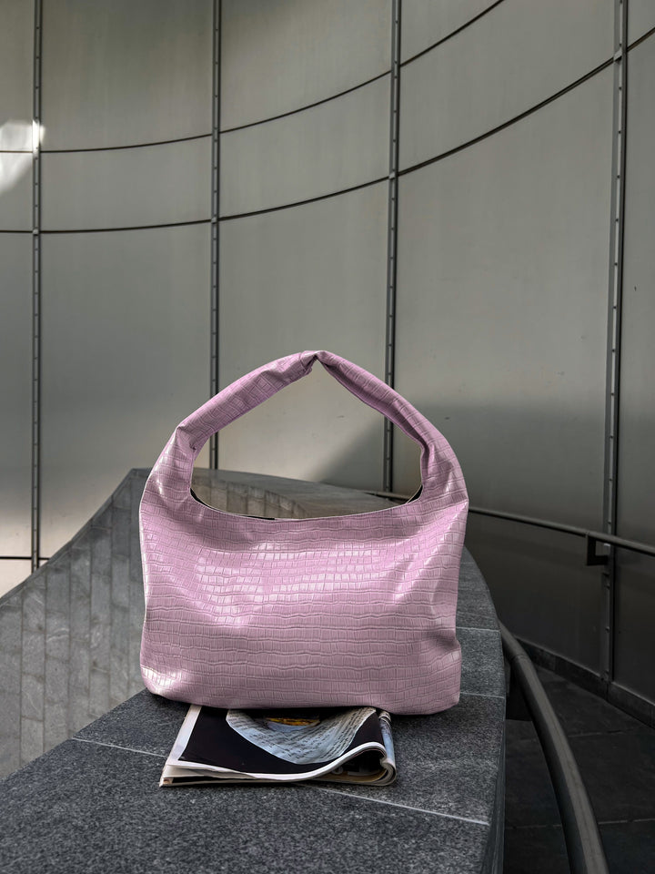 CROCO BAG LAVENDER