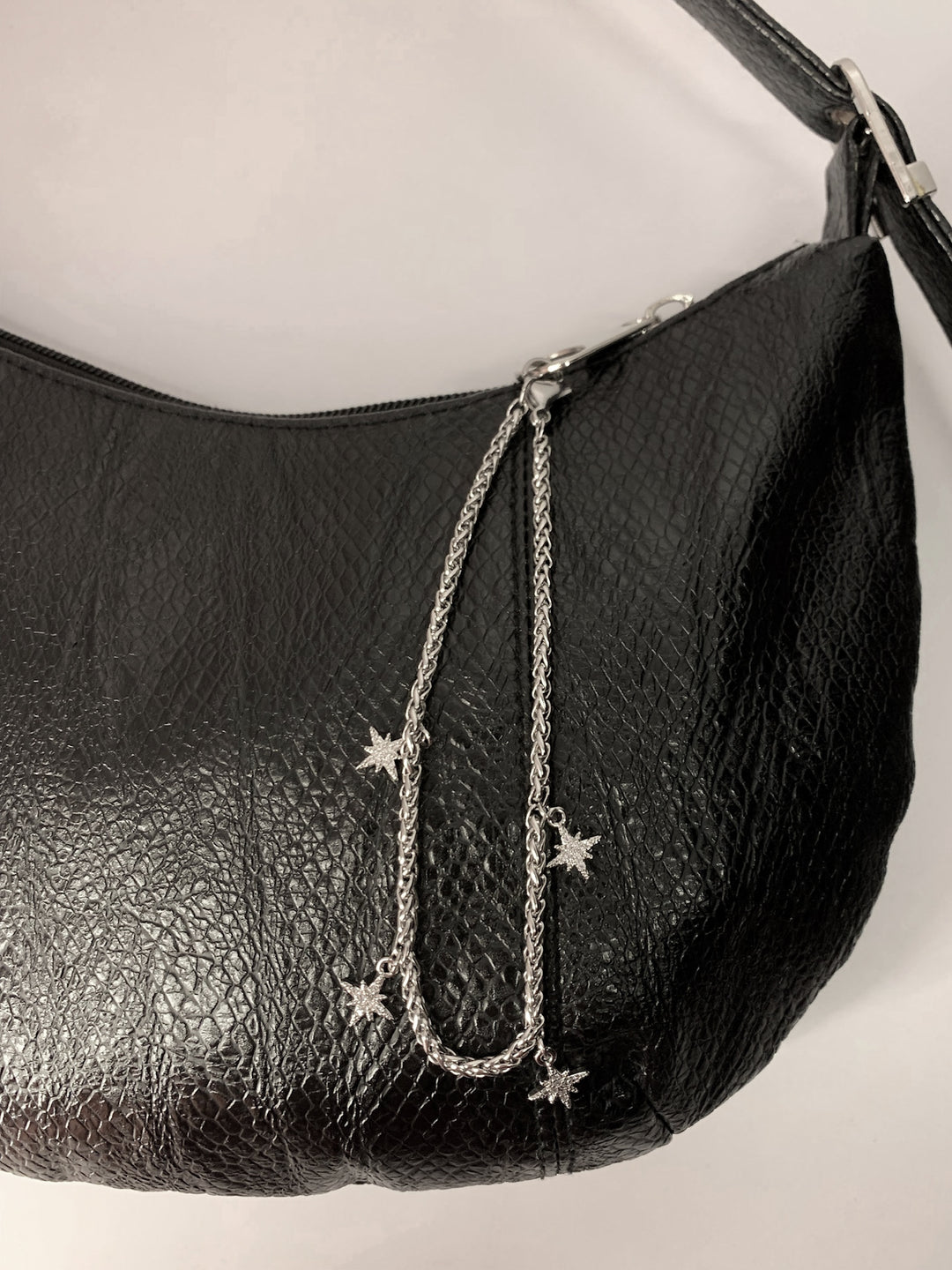 STARRY NIGHT SILVER BAG-CHAIN