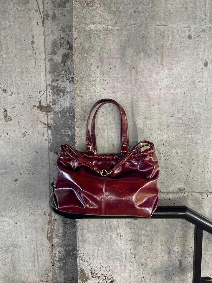 SCRUNCH BAG BURGUNDY