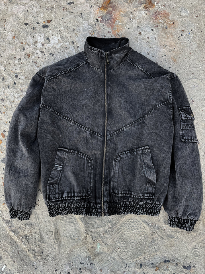HSW DENIM JACKET BLACK