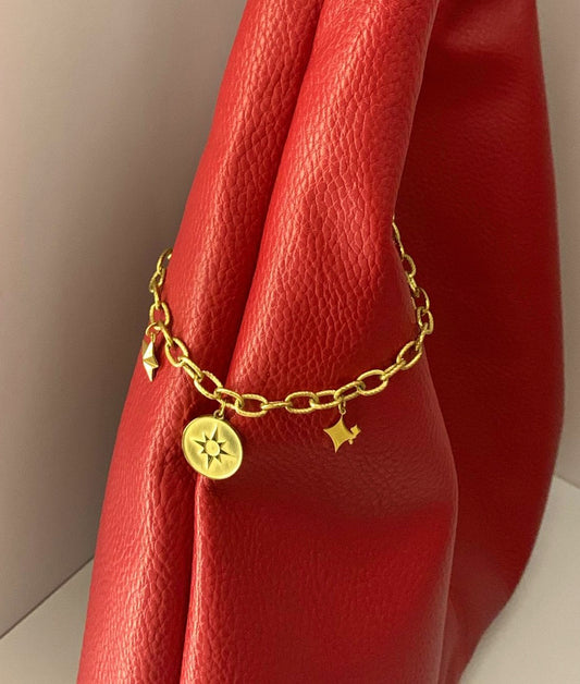 COSMIC GOLD BAG-CHAIN
