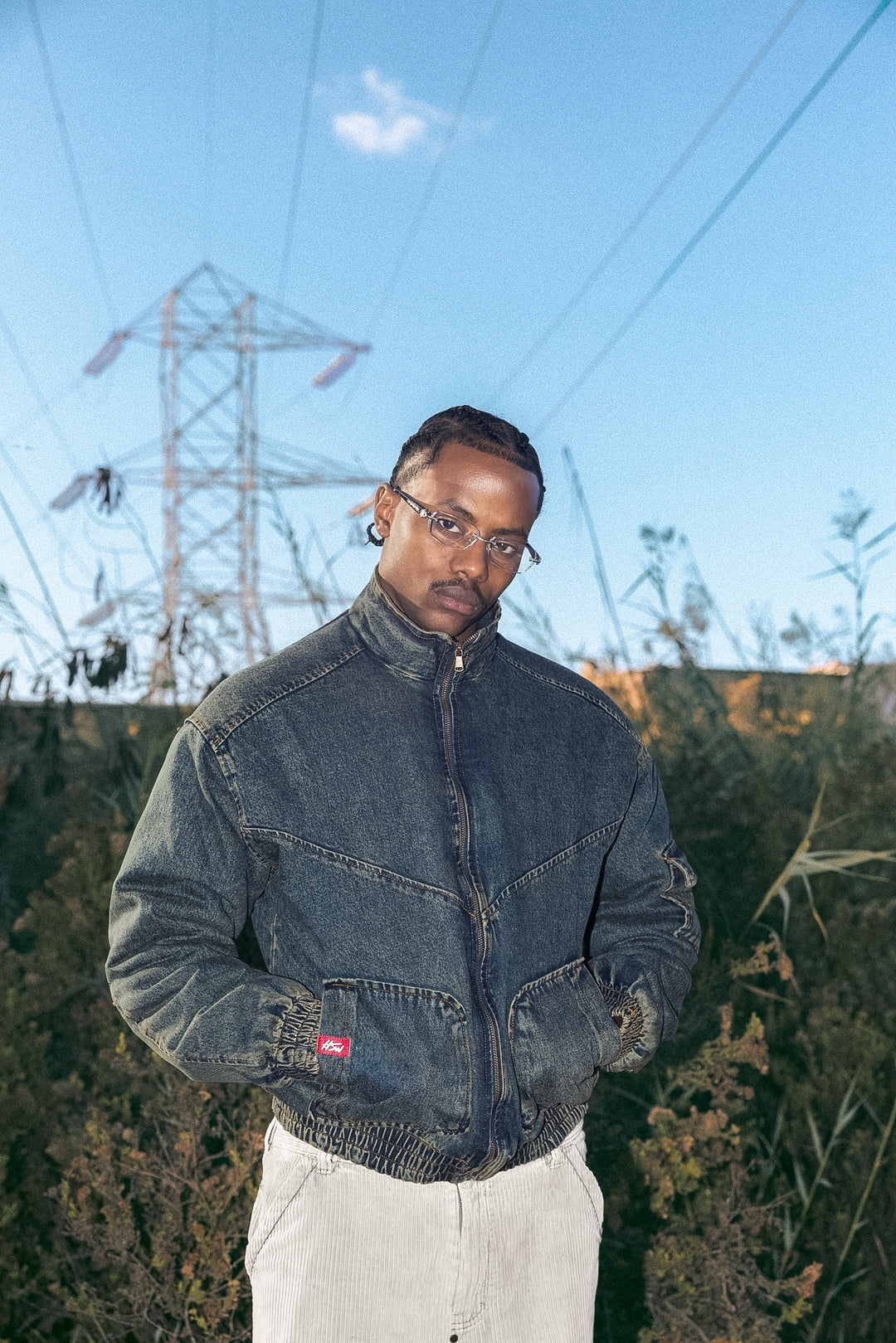 HSW DENIM JACKET BLUE