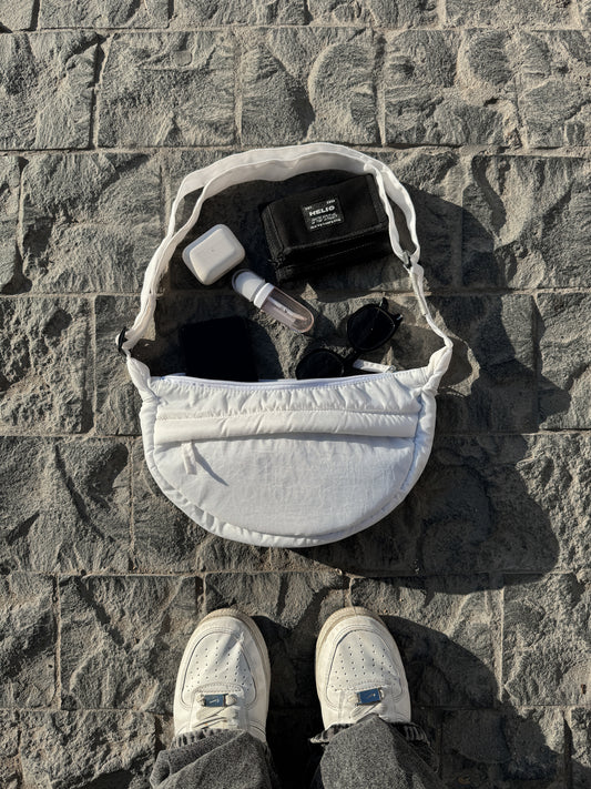 DUMPLING BAG WHITE