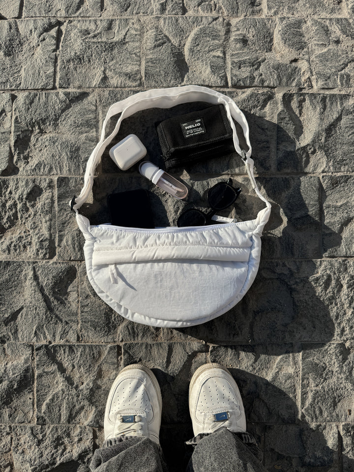 DUMPLING BAG WHITE
