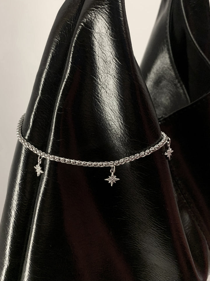 STARRY NIGHT SILVER BAG-CHAIN