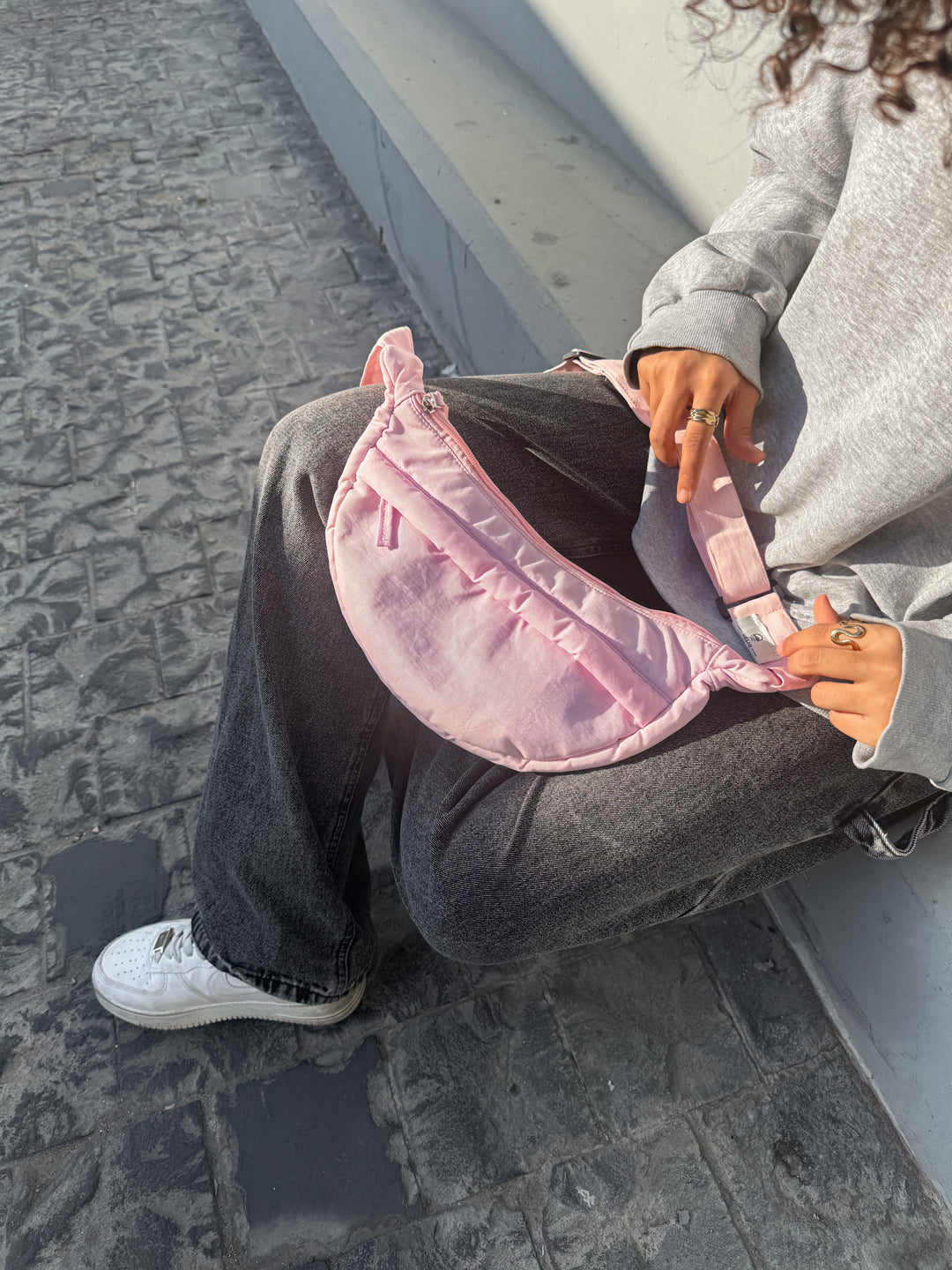 DUMPLING BAG PINK