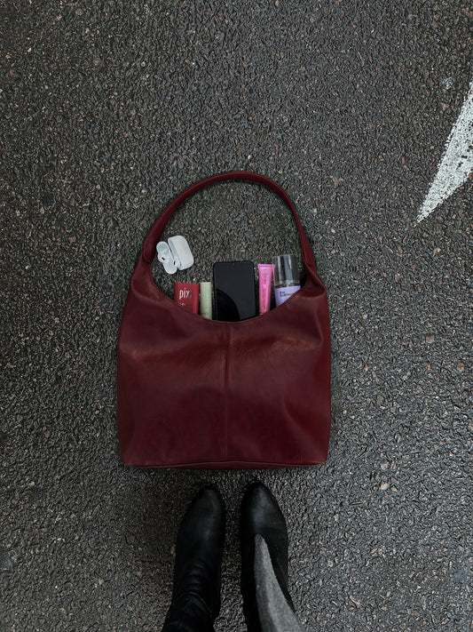 HOBO BAG MAROON