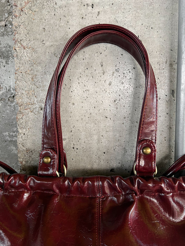 SCRUNCH BAG BURGUNDY