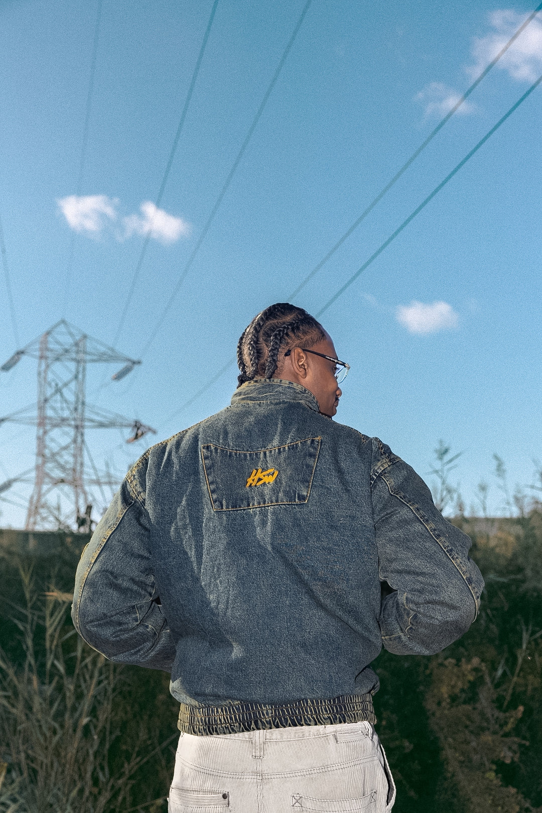 HSW DENIM JACKET BLUE