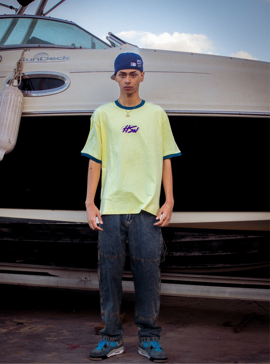 RINGER T-SHIRT YELLOW