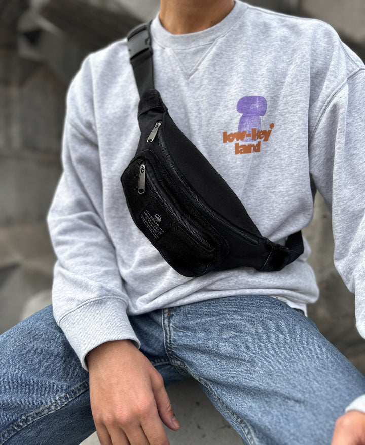 HIPPIE FANNY PACK BLACK