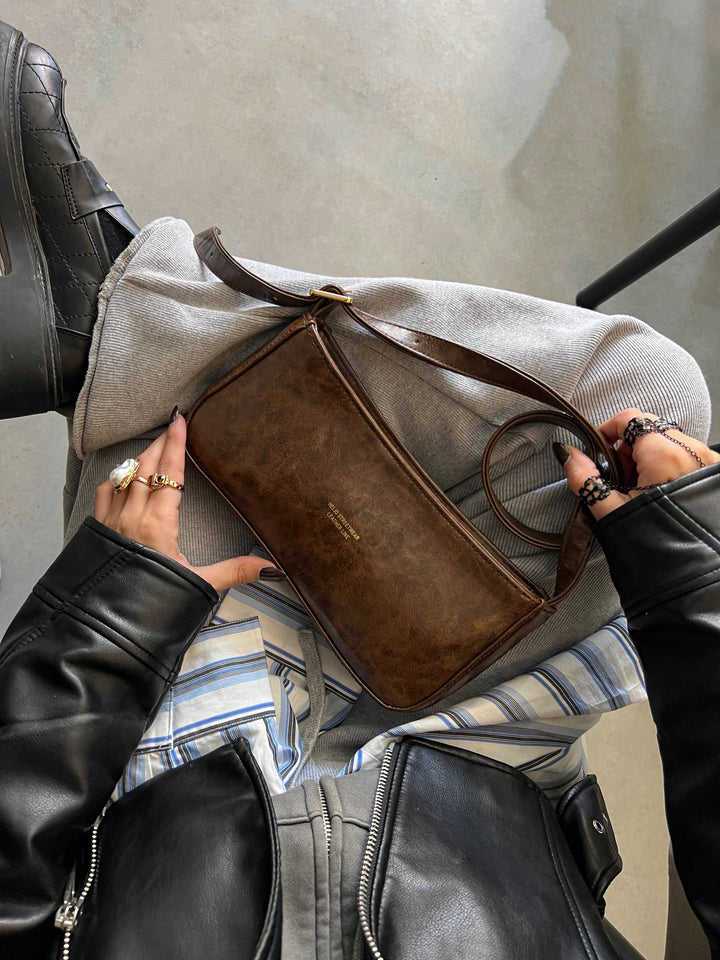 TOKEN BAG WOOD BROWN