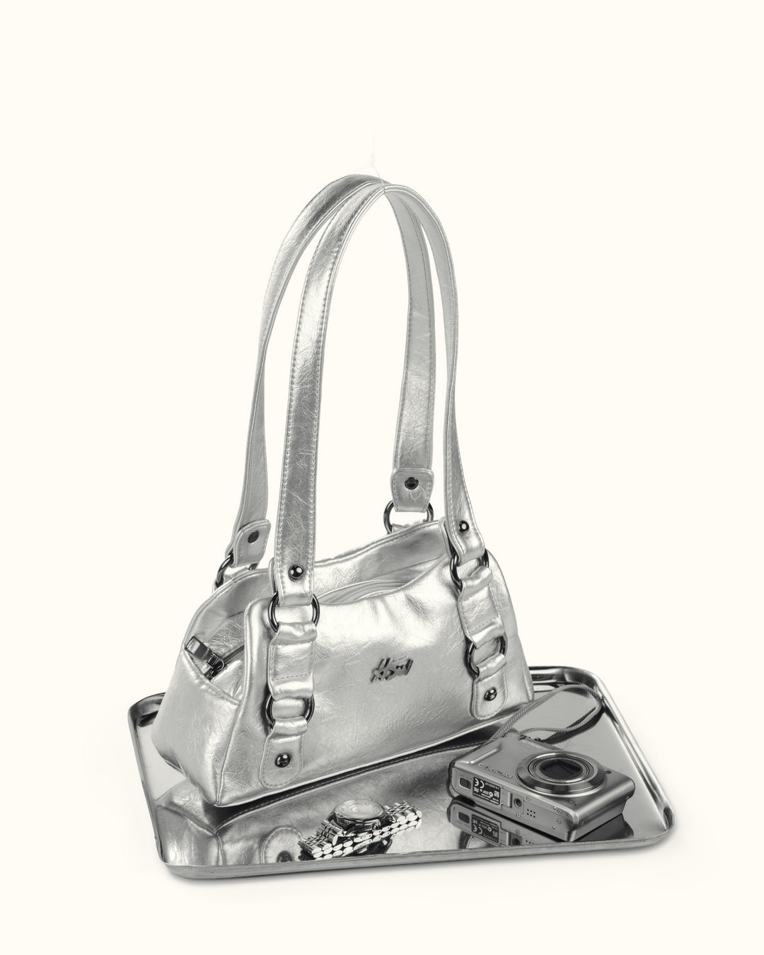 MUSE BAG METALLIC SILVER