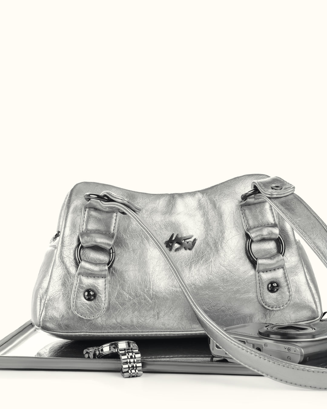 MUSE BAG METALLIC SILVER