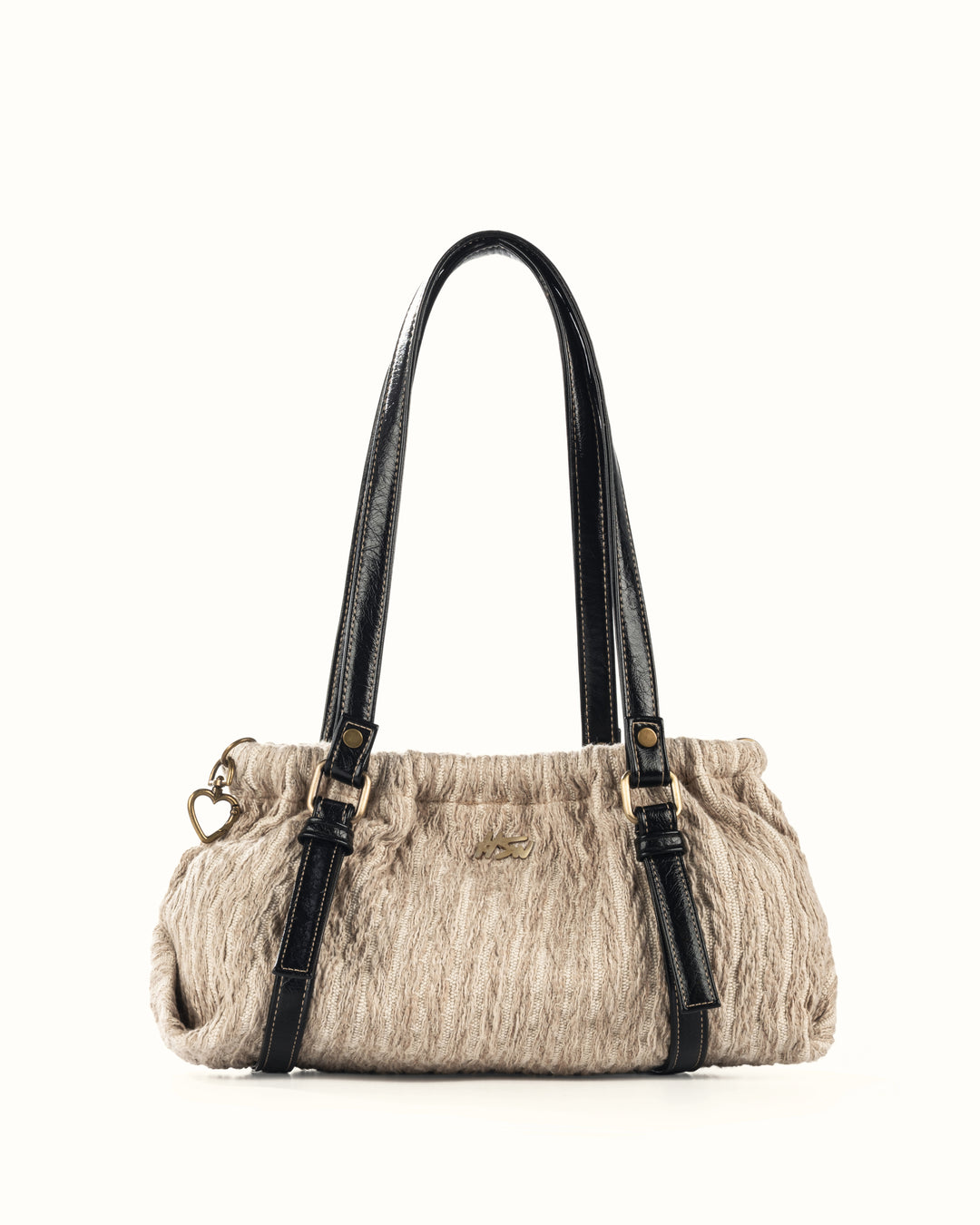 MISS MESS BAG BRAIDED BEIGE
