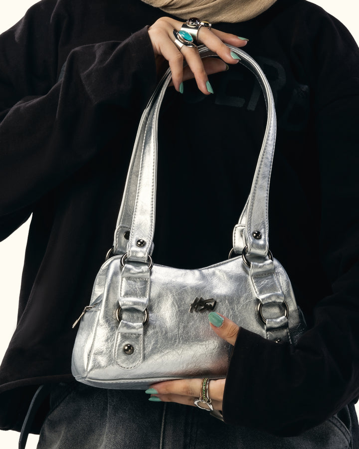 MUSE BAG METALLIC SILVER