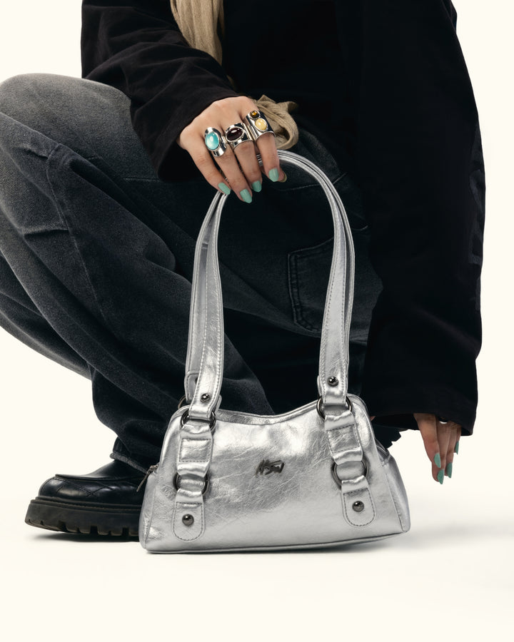 MUSE BAG METALLIC SILVER