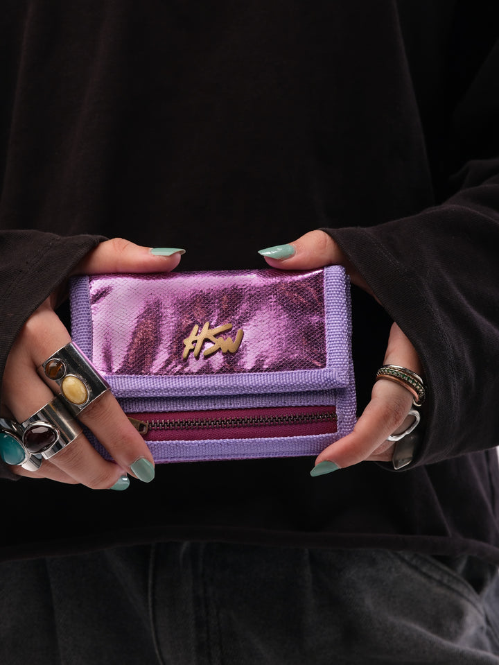 STARLIT WALLET PINK NEBULA